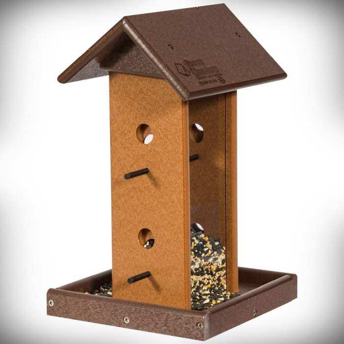 Amish Recycled Poly Song Bird Feeder