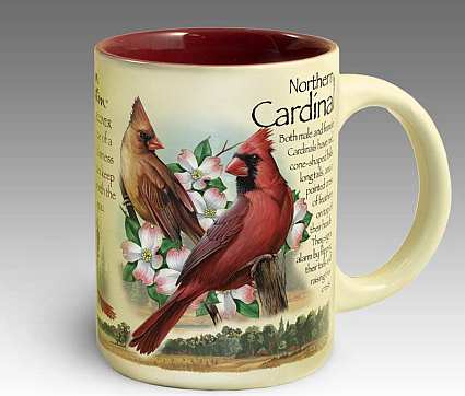 Northern Cardinal 15 oz. Ceramic Coffee Mug 2/Pak