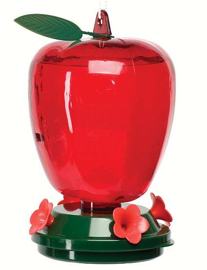 Apple 40 Ounce Hummingbird Feeder Tri-Pak