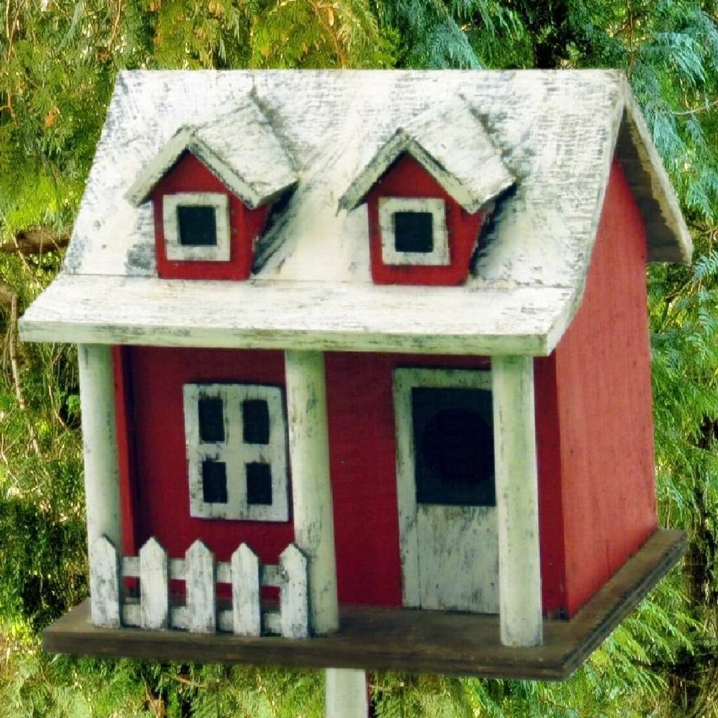 Barnstorm Picket Fence Cottage Birdhouse