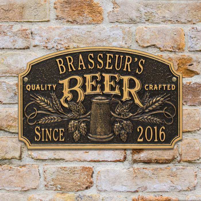 Quality Craft Beer Tavern Arch Plaque