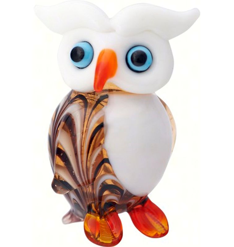 Milano Art Glass Animal Whimsy Owl