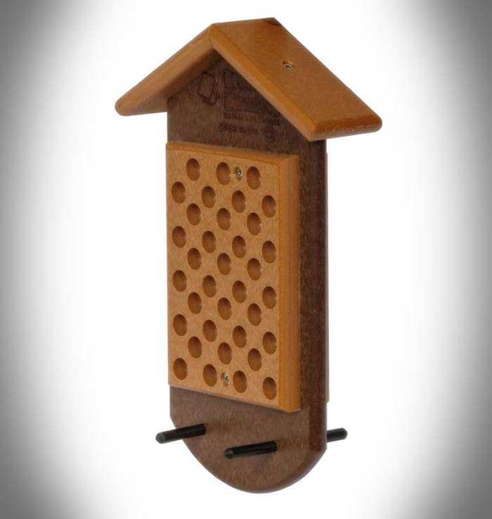 Amish Recycled Poly Double Peanut Butter Feeder