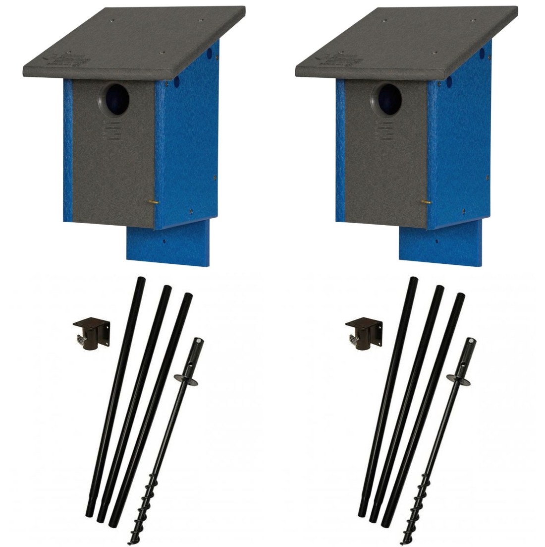 Amish Recycled Poly Classic Bluebird House Package