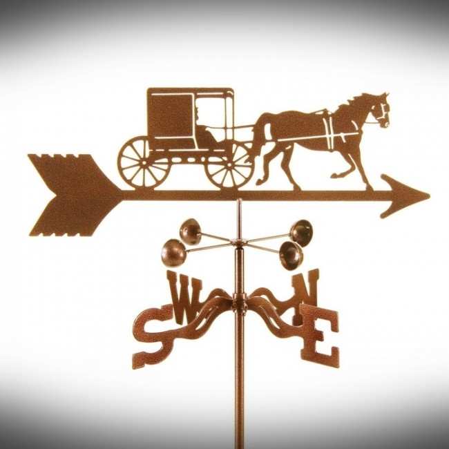 EZ Amish Horse and Buggy Weathervane Package