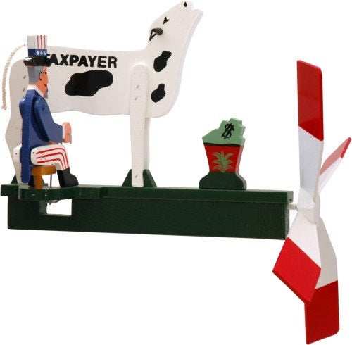 Classic Uncle Sam Taxpayer Whirligig