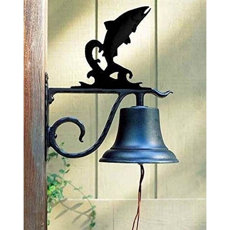 Country Bell Large with Trout Black