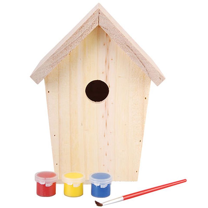 Paint Your Own Bird House Kit For Kids
