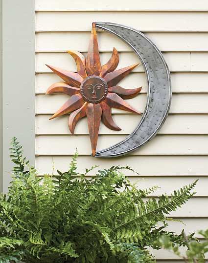 Flamed Copper Celestial Wall Mount
