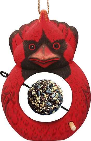 For The Birds Cardinal Fruit & Seed Ball Feeder
