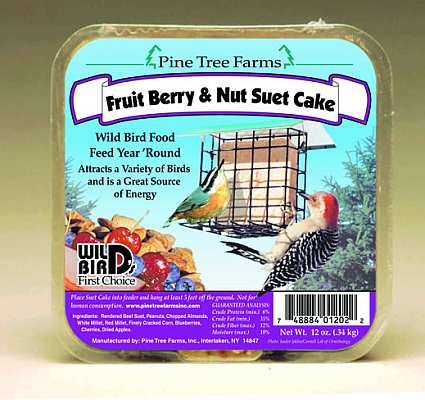 Fruit Berry & Nut Suet Cake 12 Pack
