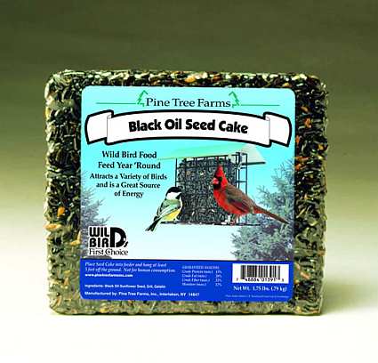 Black Oil Sunflower Seed Cake 1.75 lb 12/Pack