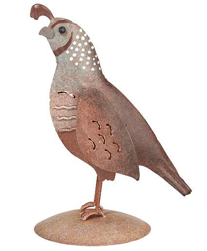 quail family figurines