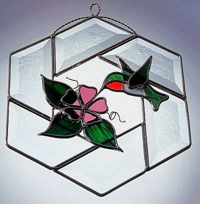 Stained Glass Large Hummingbird Gazebo