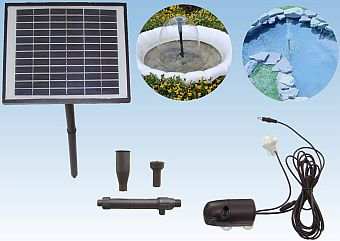 Backyard Aquatics Solar Pump Kit Large