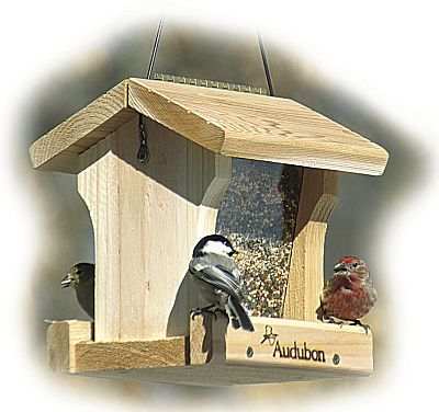 Audubon Cedar Ranch Style Bird Feeder