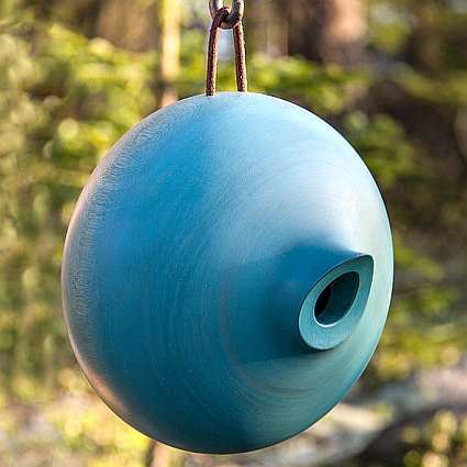 Mango Tree Collection Ellipse Bird Home Blue