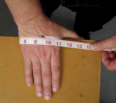 How to measure your hand for glove sizing