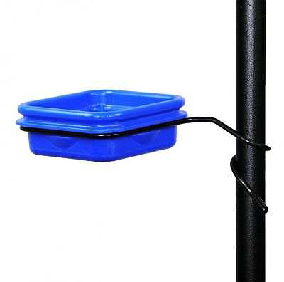 Pole Mount Jelly & Mealworm Feeder
