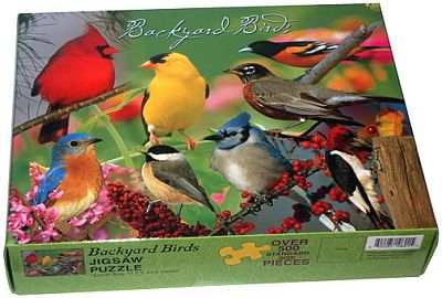 Backyard Birds 500 Piece Jigsaw Puzzle