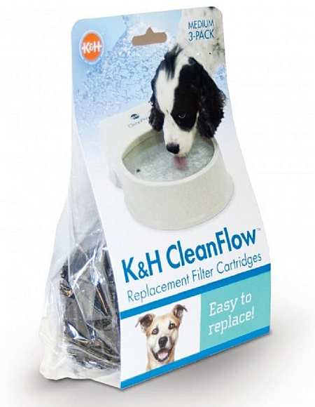 CleanFlow Water Bowl Filters For Dogs Medium