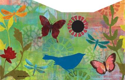 Butterflies and Friends Bluebird House