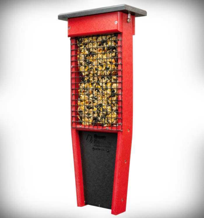 Amish Recycled Poly Pileated Double Suet Feeder
