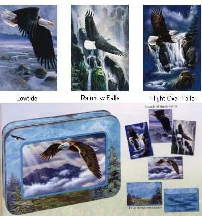 Tree-Free Collectible Note Card Tin Soaring High