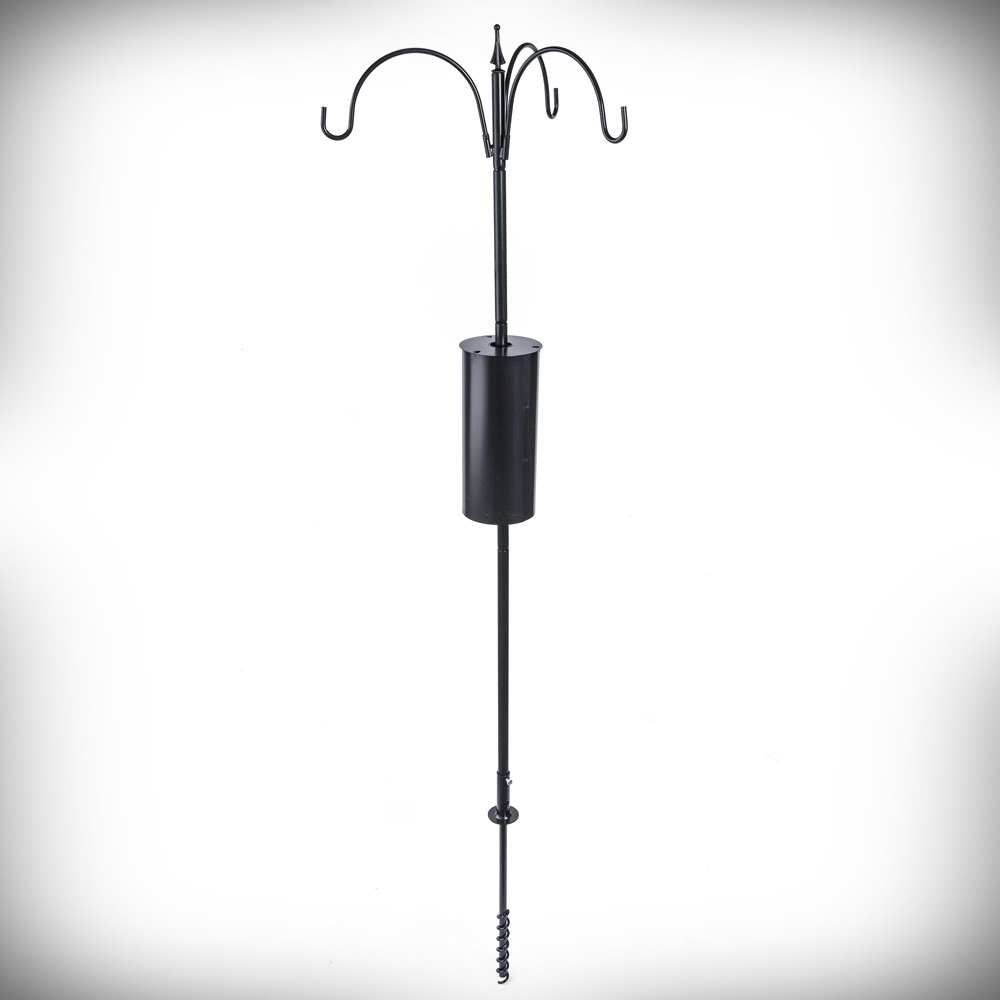 Complete Pole Package with 3 Arms & Baffle Black