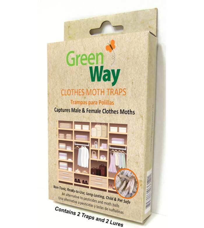 Greenway Clothes Moth Traps 4/Pak, Safe Effective Non-Toxic Control of Clothes  Moths at Songbird Garden