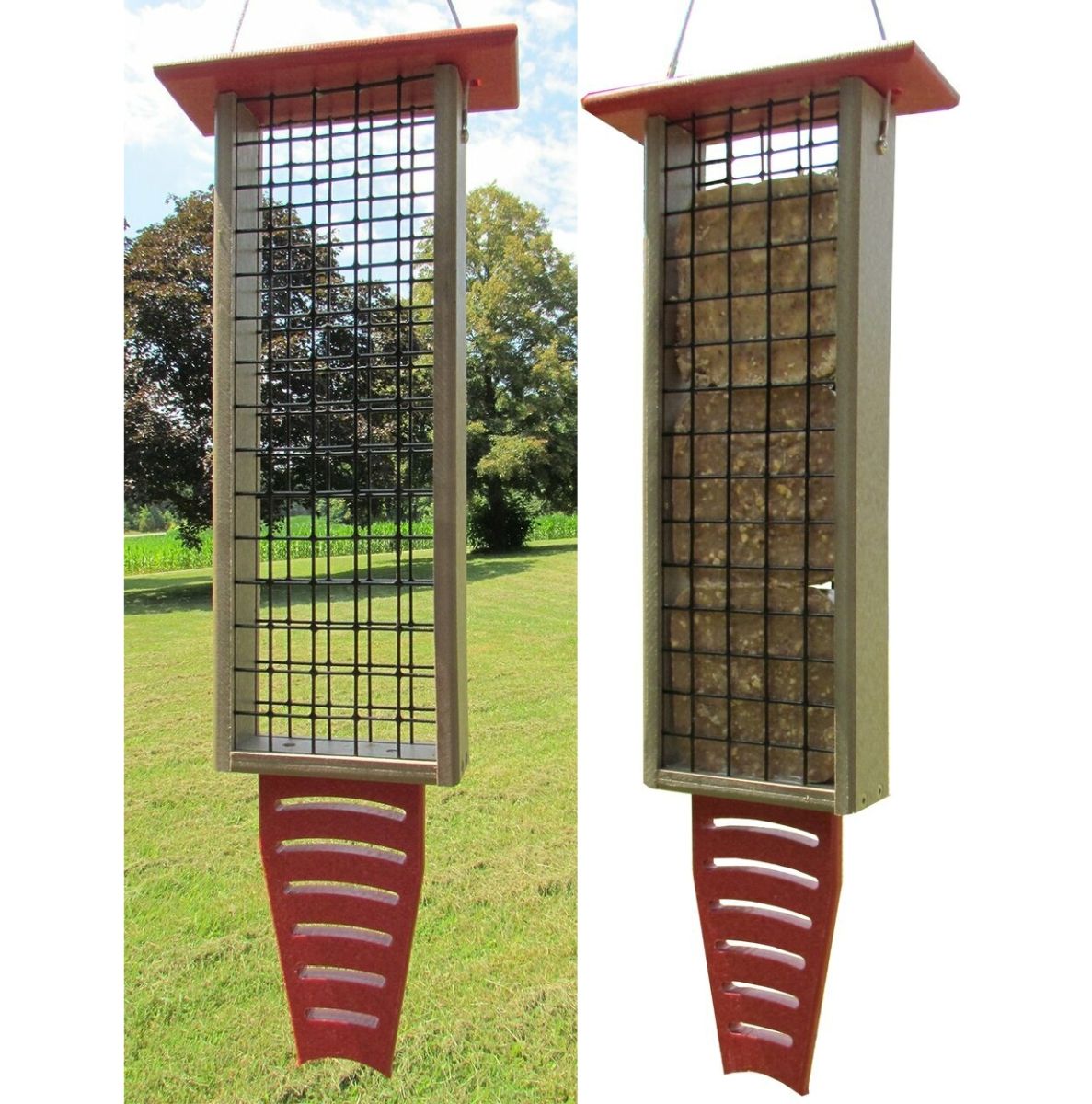 Songbird Recycled Poly Triple Tail Prop Feeder