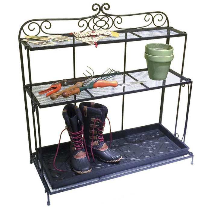 Achla Gardener's Boot Shelf