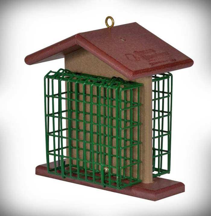 Amish Recycled Poly Double Suet Feeder