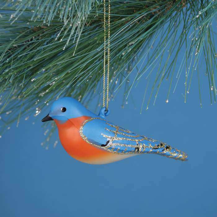 Cobane Studios Blown Glass Bird Ornament Collection Set of 8, Handcrafted Glass  Bird Ornaments at Songbird Garden