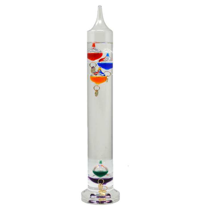 Galileo Glass Indoor Thermometer 17 Inch