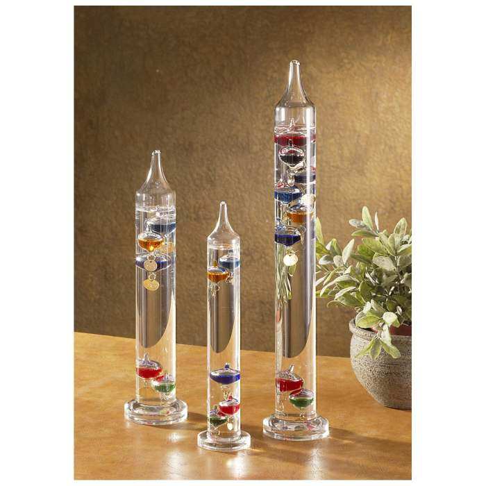 Galileo Glass Indoor Thermometer 13 Inch