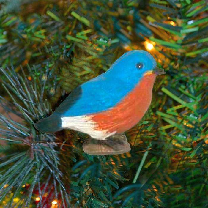 Audubon Songbird Ornament Baby Bluebird