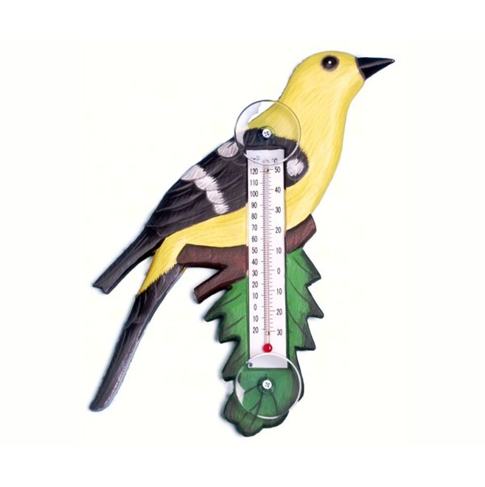 Window Thermometer Goldfinch Small