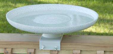 Kozy Bird Spa heated Bird Bath w/Deck Mount