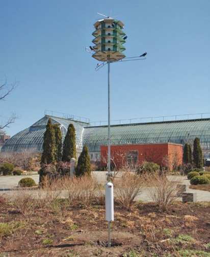 Nature House Purple Martin Castle Safety System with 14' Pole