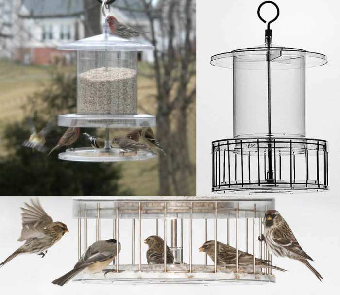 All Weather 6 Qt. Weatherproof Bird Feeder w/Cage