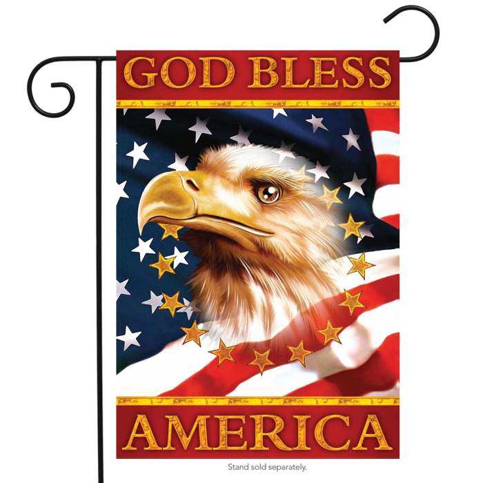 Briarwood God Bless America Garden Flag