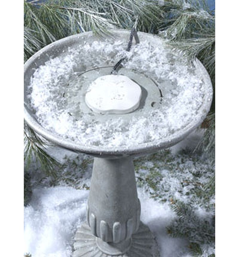 The Heated Rock Bird Bath Deicer 75 Watt