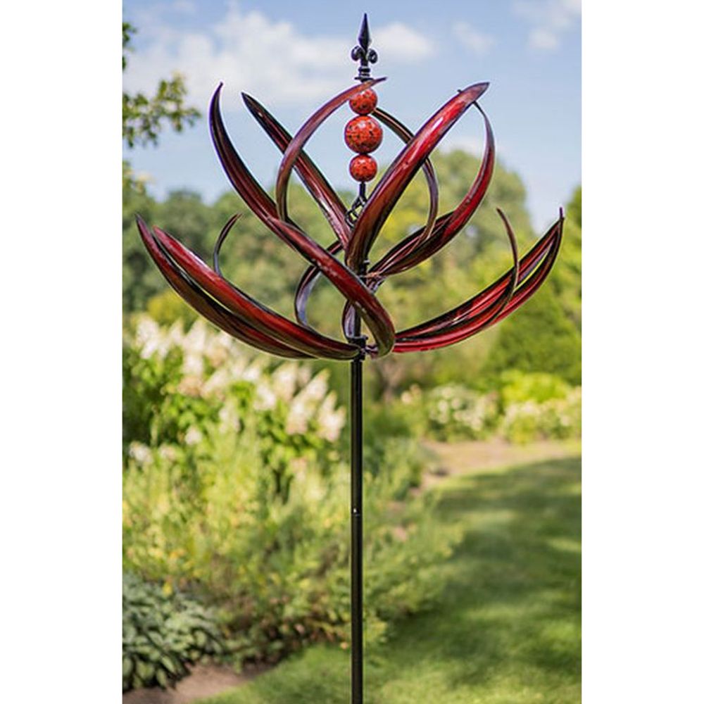 Kinetic Spring Reeds Vertical Spinner Red 87