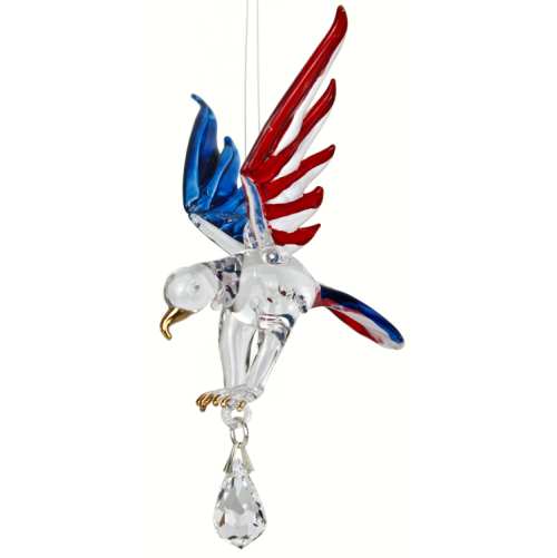 Fantasy Glass Suncatcher Liberty Eagle